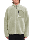 Sudadera con cremallera Volcom Muzzer Fuzzar Zip - Green Tea