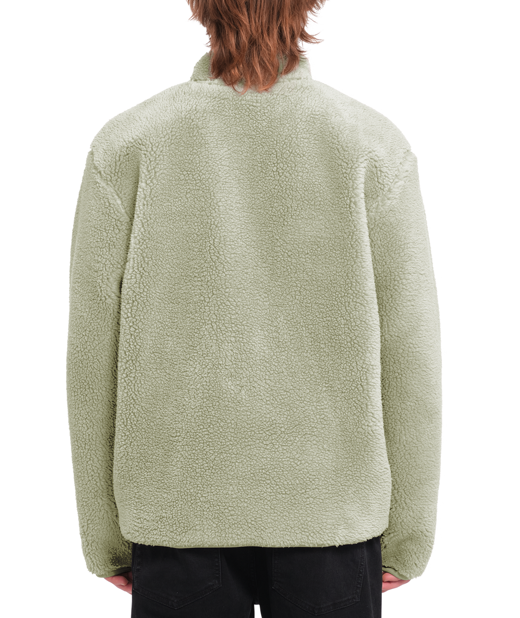 Sudadera con cremallera Volcom Muzzer Fuzzar Zip - Green Tea