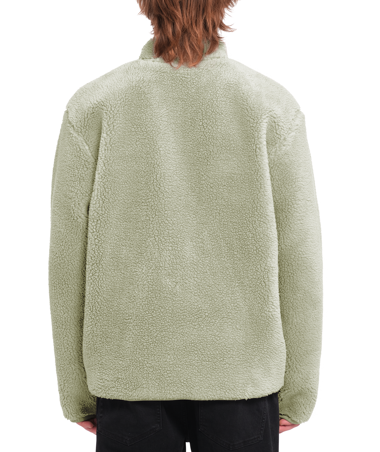 Volcom Muzzer Fuzzar Zip Hoodie - Grüner Tee