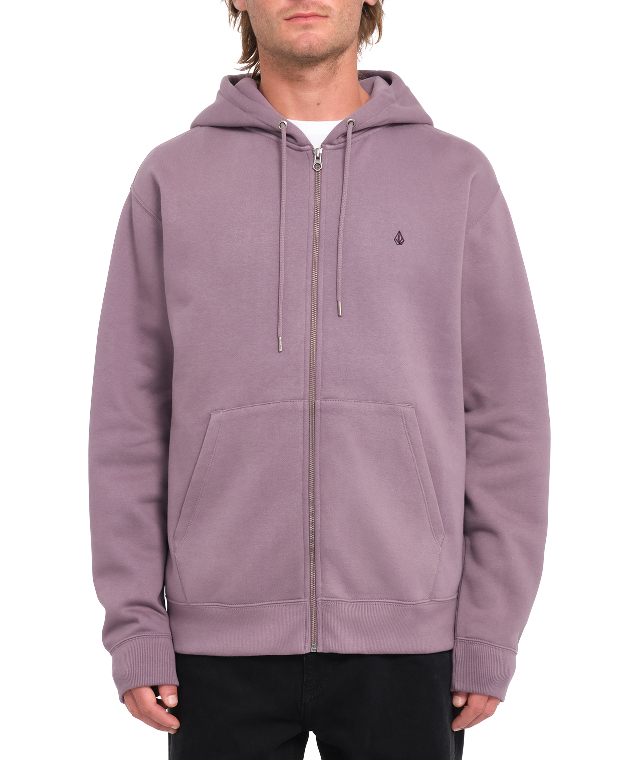 Felpa con zip Volcom Single Stone - Viola Vintage