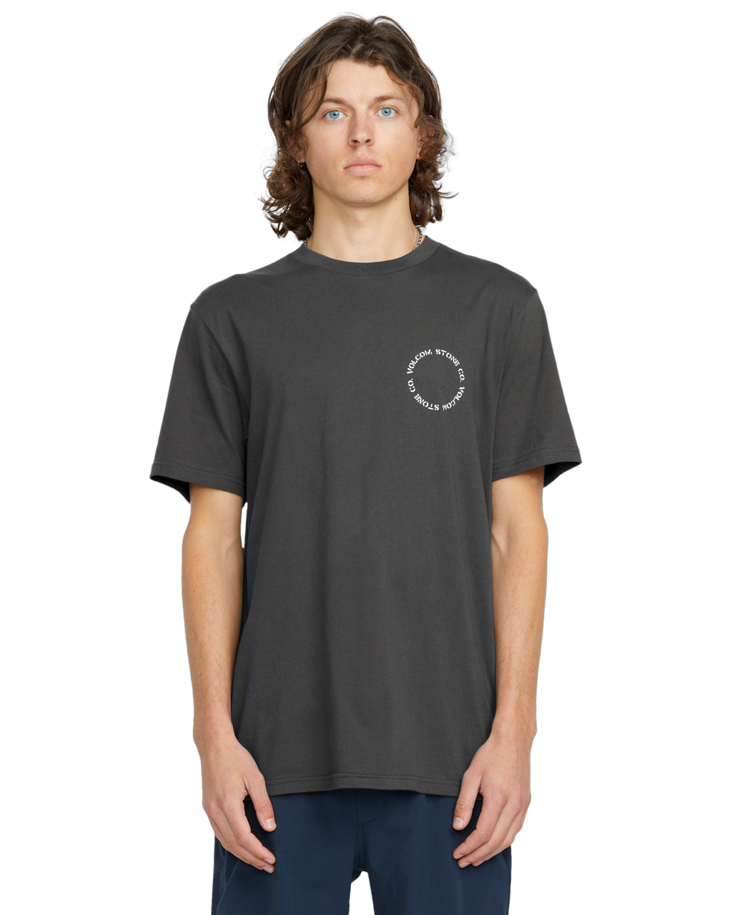 T-shirt de manga curta Volcom Jam Planet - Stealth
