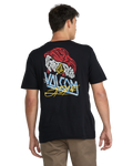 Kurzarm-T-Shirt Volcom Dropped This - Antique Black