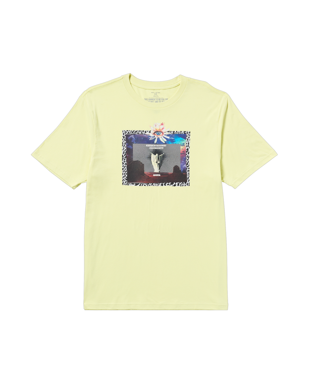 T-shirt de manga curta Volcom Eyecansee - Amarelo Aura