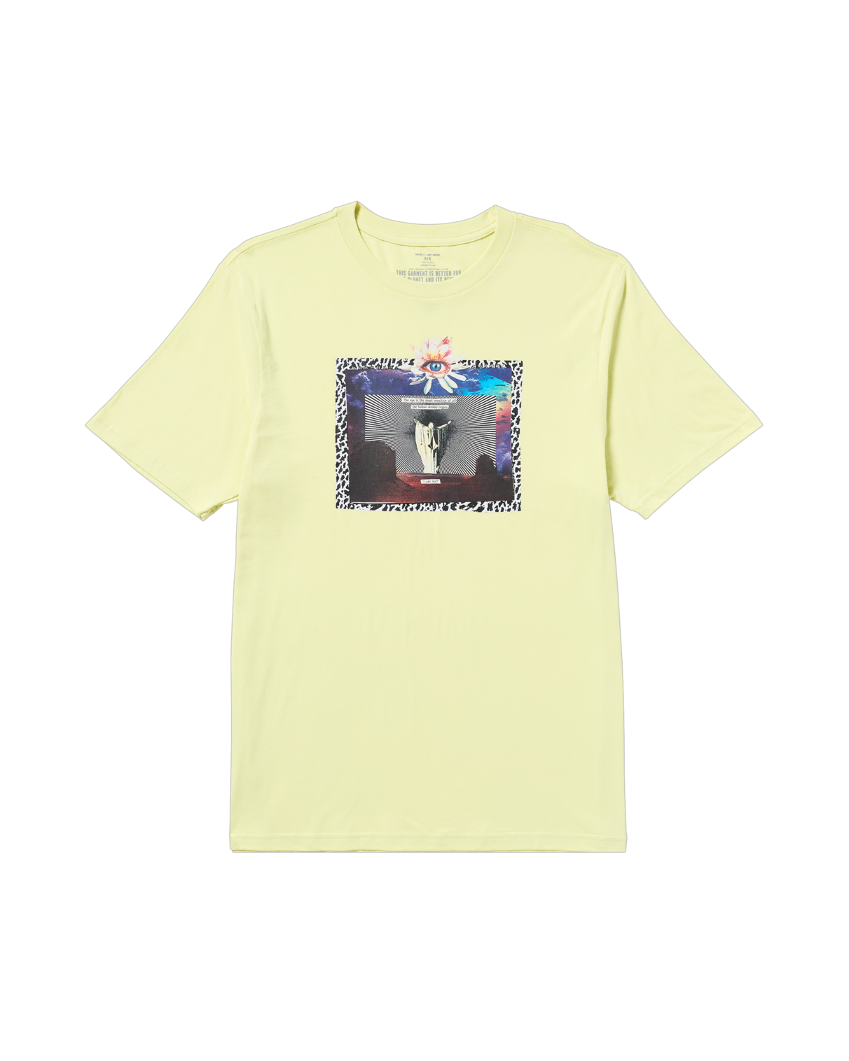 T-shirt de manga curta Volcom Eyecansee - Amarelo Aura