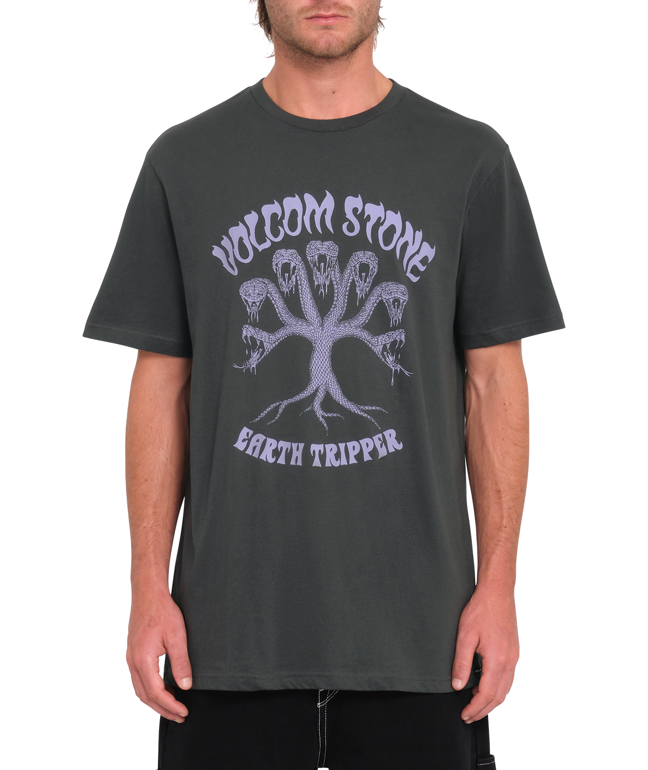 Volcom Feeding Tree Short Sleeve T-Shirt - Stealth