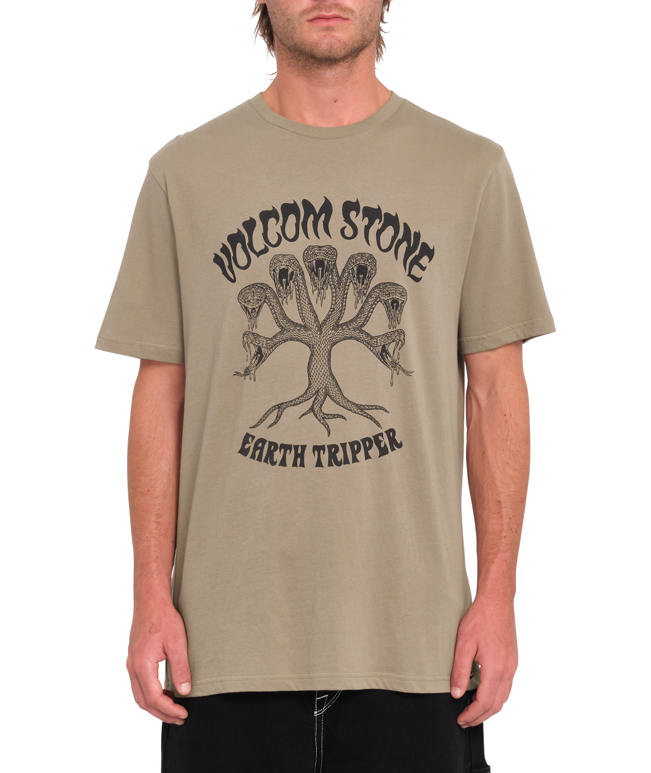 Volcom Feeding Tree Short Sleeve T-Shirt - Teak
