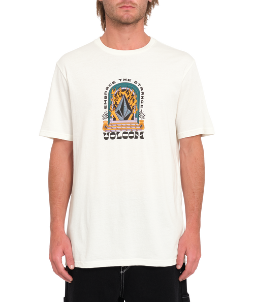 Kurzarm T-Shirt Volcom Sacred Stone - Off White