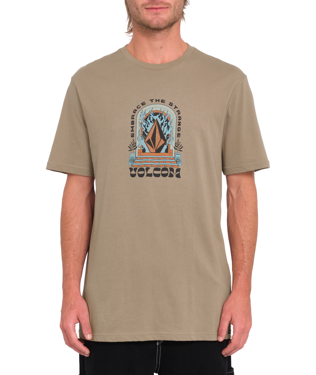Maglietta a manica corta Volcom Sacred Stone - Teak