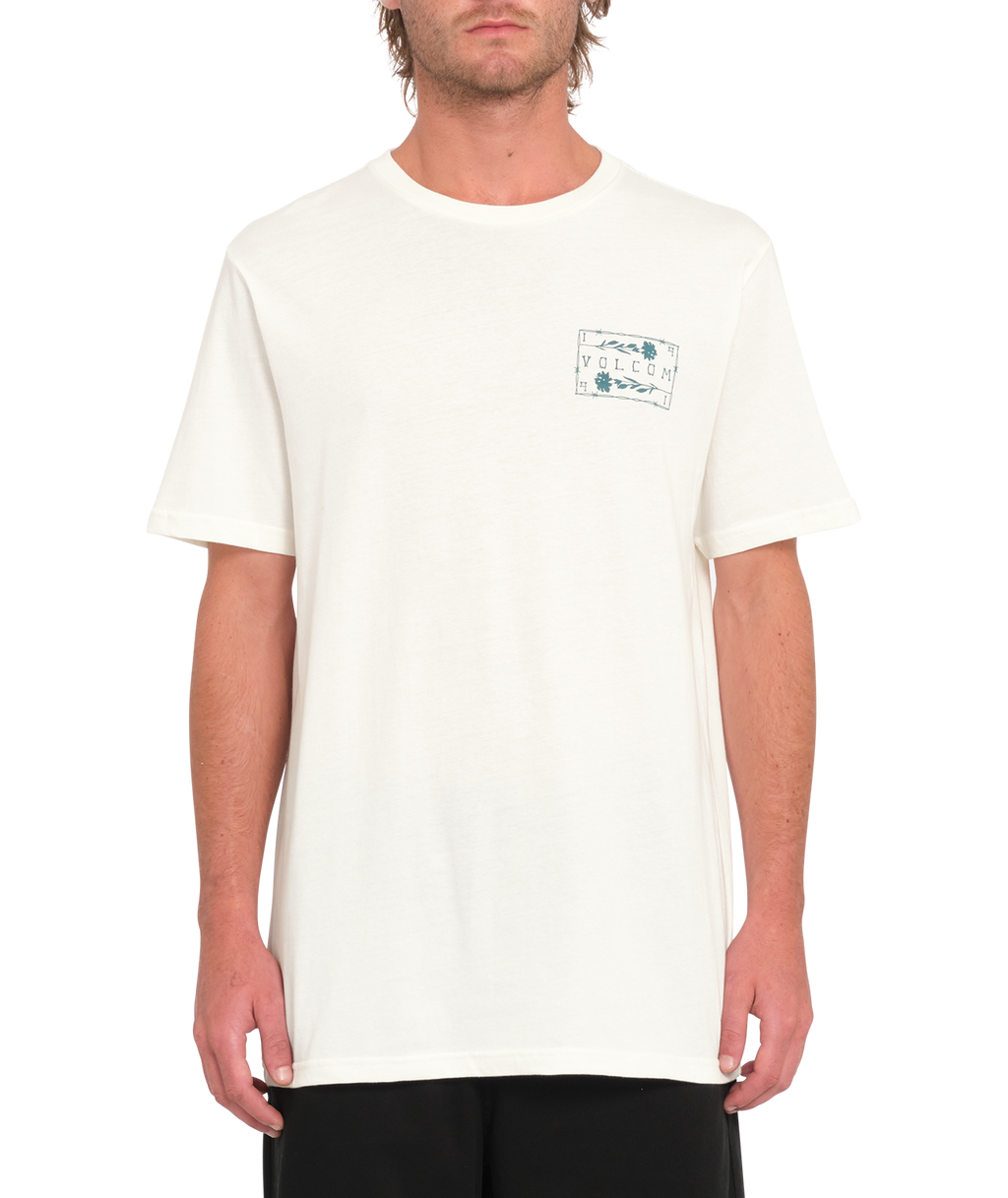Maglietta a manica corta Volcom System Error - Bianco Sporco