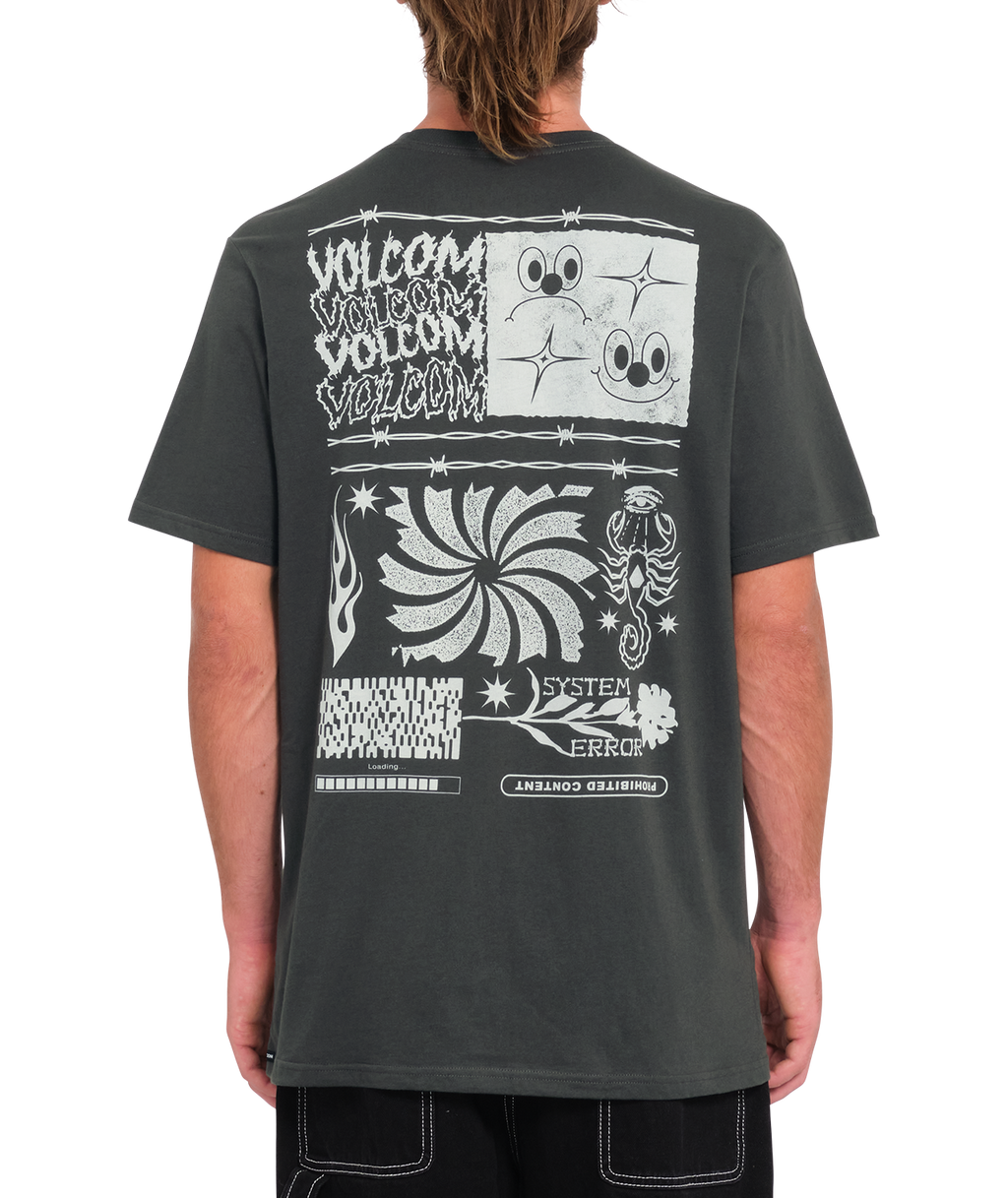 Volcom System Error Short Sleeve T-Shirt - Stealth