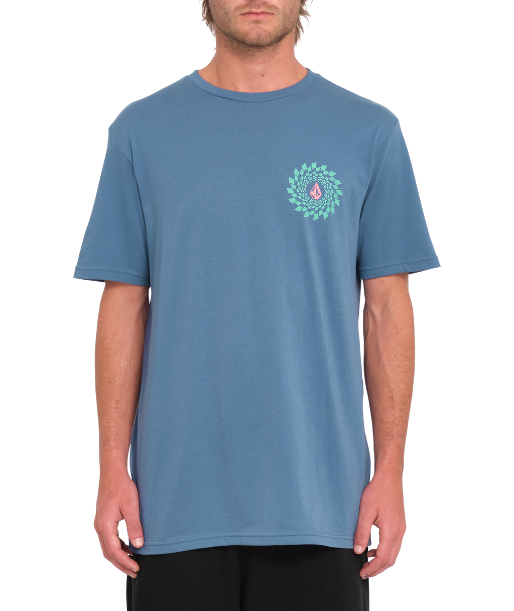 Maglietta a manica corta Volcom Easy Orbit - Blueberry