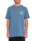 Kurzarm-T-Shirt Volcom Easy Orbit - Blaubeere