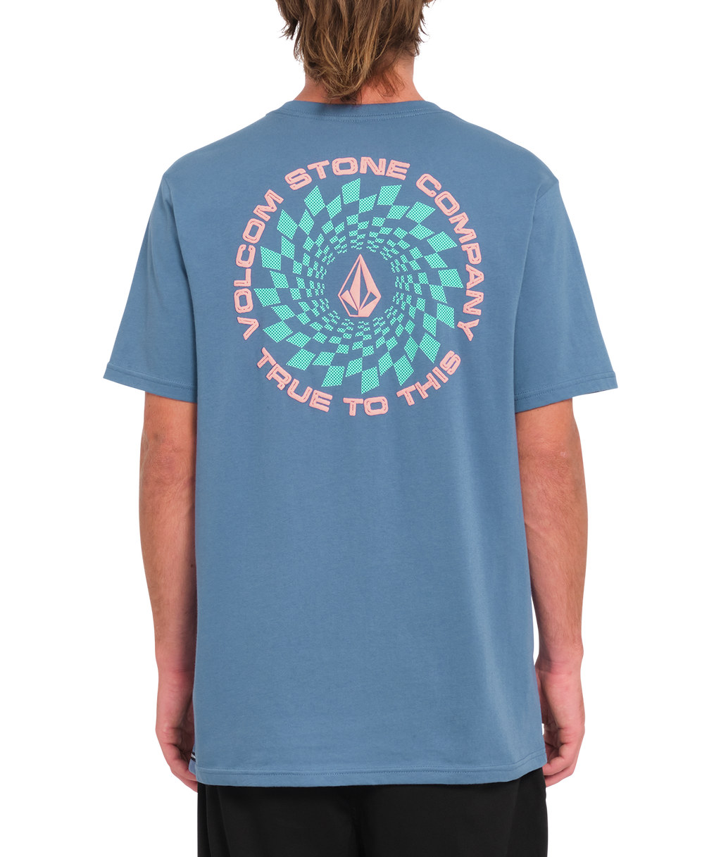 Maglietta a manica corta Volcom Easy Orbit - Blueberry