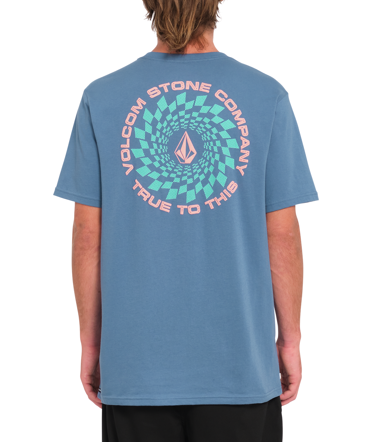 Kurzarm-T-Shirt Volcom Easy Orbit - Blaubeere