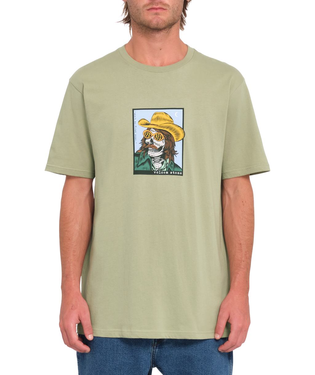 Volcom Cosmic Rodeo Short Sleeve T-Shirt - Green Tea