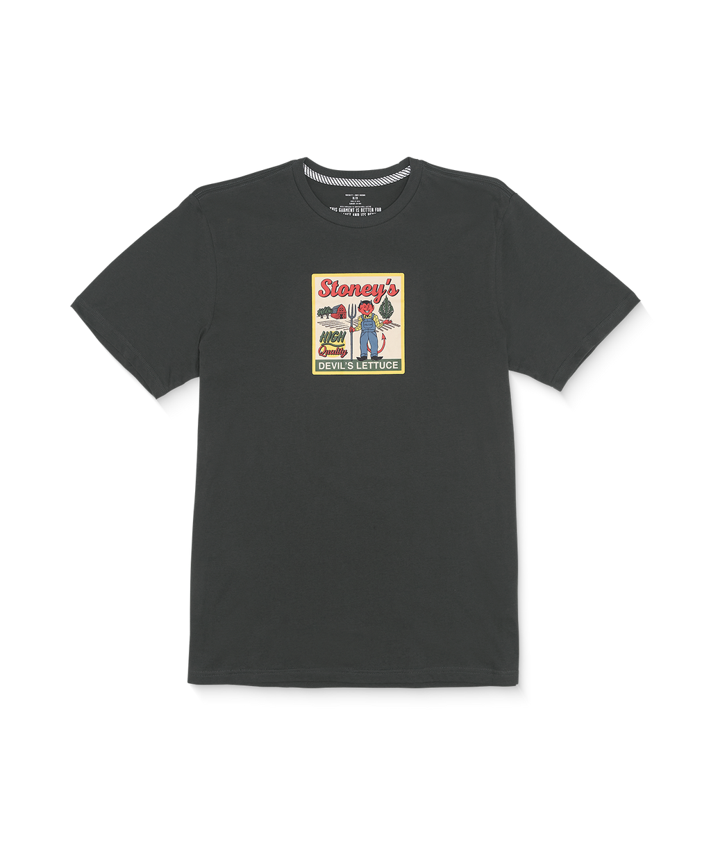 T-shirt de manga curta Volcom Devils Lettuce - Stealth