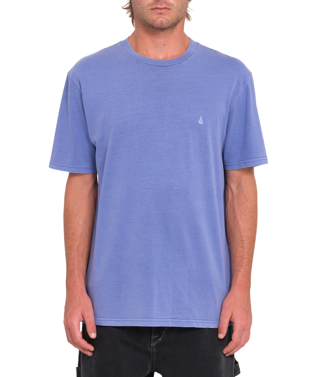 Kurzarm-T-Shirt Volcom Solid Stone Emb - Ballpoint Blue