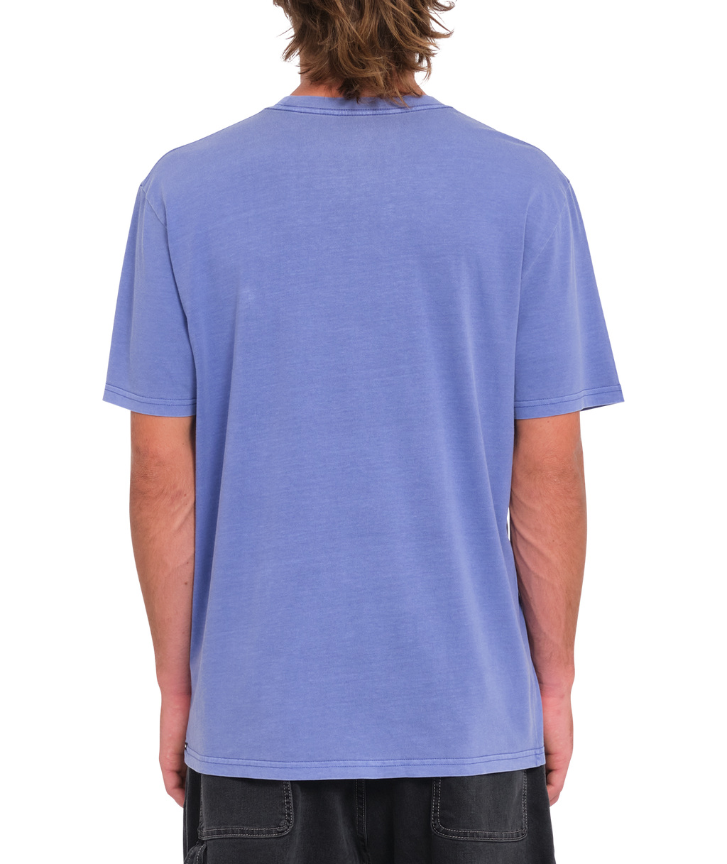 Kurzarm-T-Shirt Volcom Solid Stone Emb - Ballpoint Blue