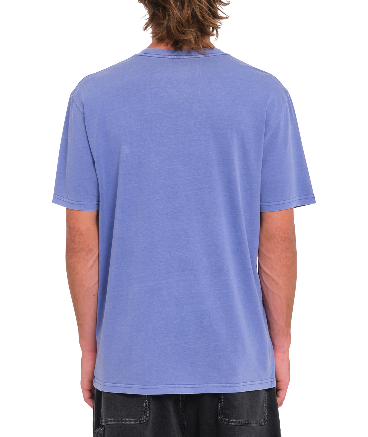 Volcom Solid Stone Emb Short Sleeve T-Shirt - Ballpoint Blue