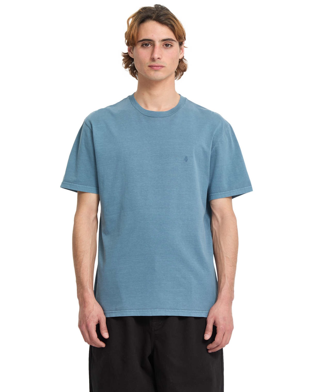 Volcom Solid Stone Emb camiseta manga corta hombre | Blue Wash