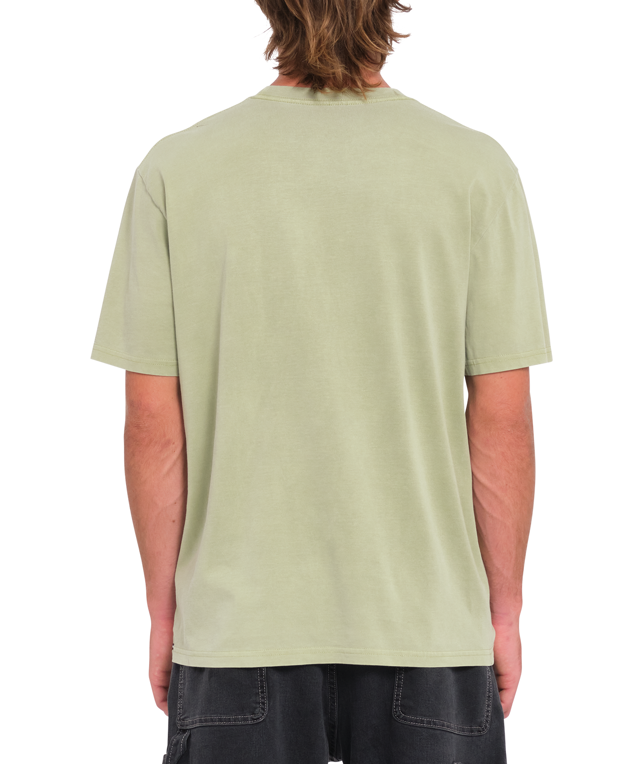 T-shirt à manches courtes Volcom Solid Stone Emb - Thé vert