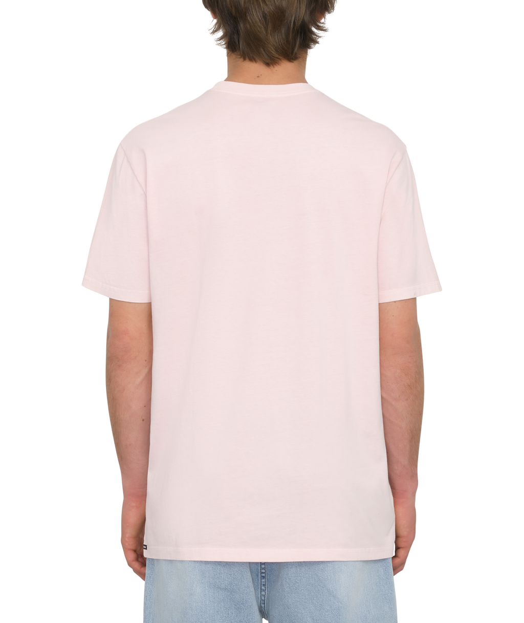 Volcom Solid Stone Emb camiseta manga corta hombre detail 1 | Lilac Ash
