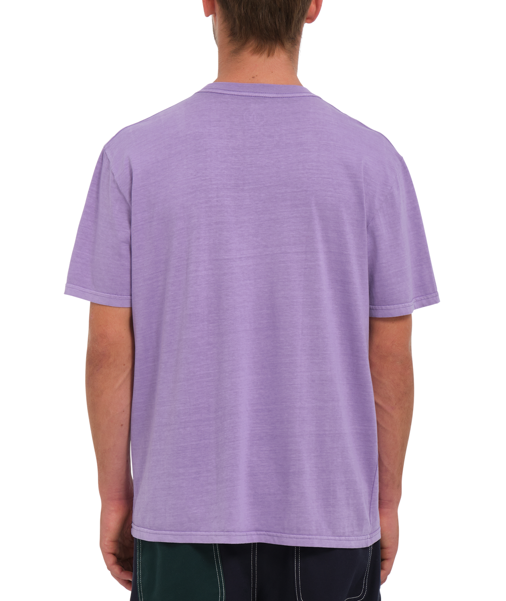Volcom Solid Stone Emb camiseta manga corta hombre detail 1 | Paisley Purple