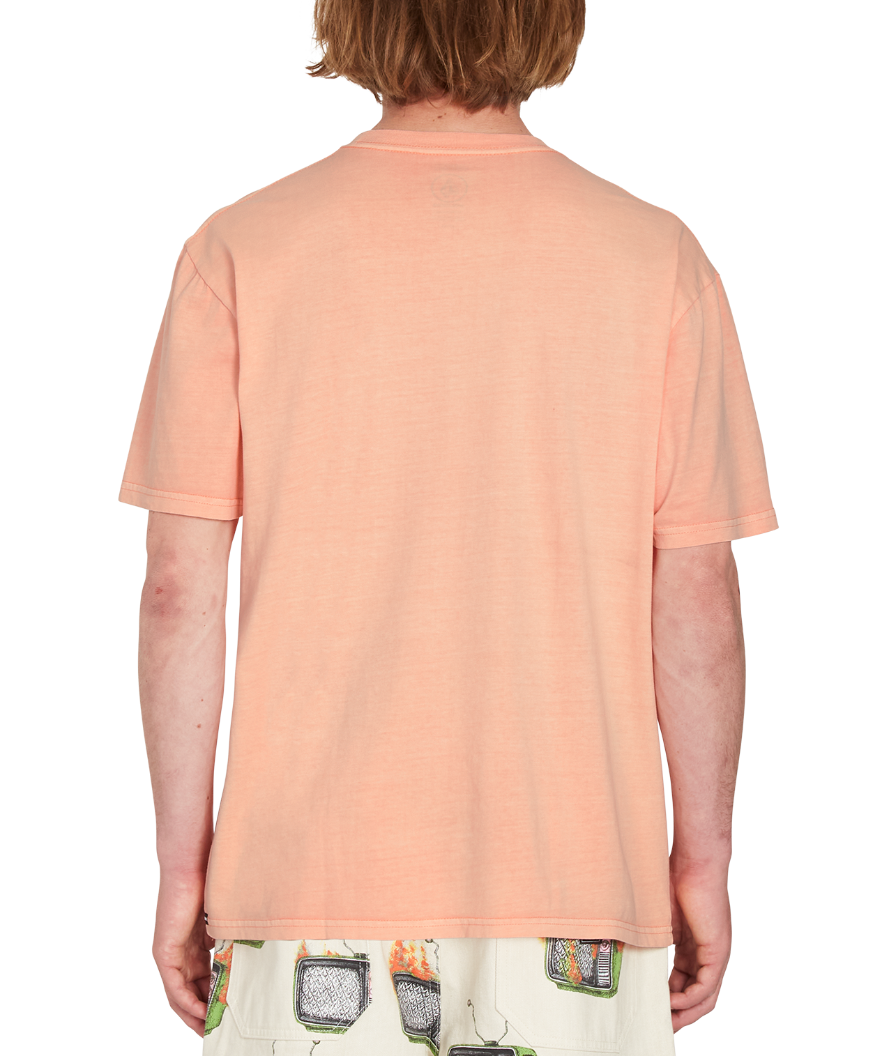 Volcom Solid Stone Emb camiseta manga corta hombre detail 1 | Peach Bud