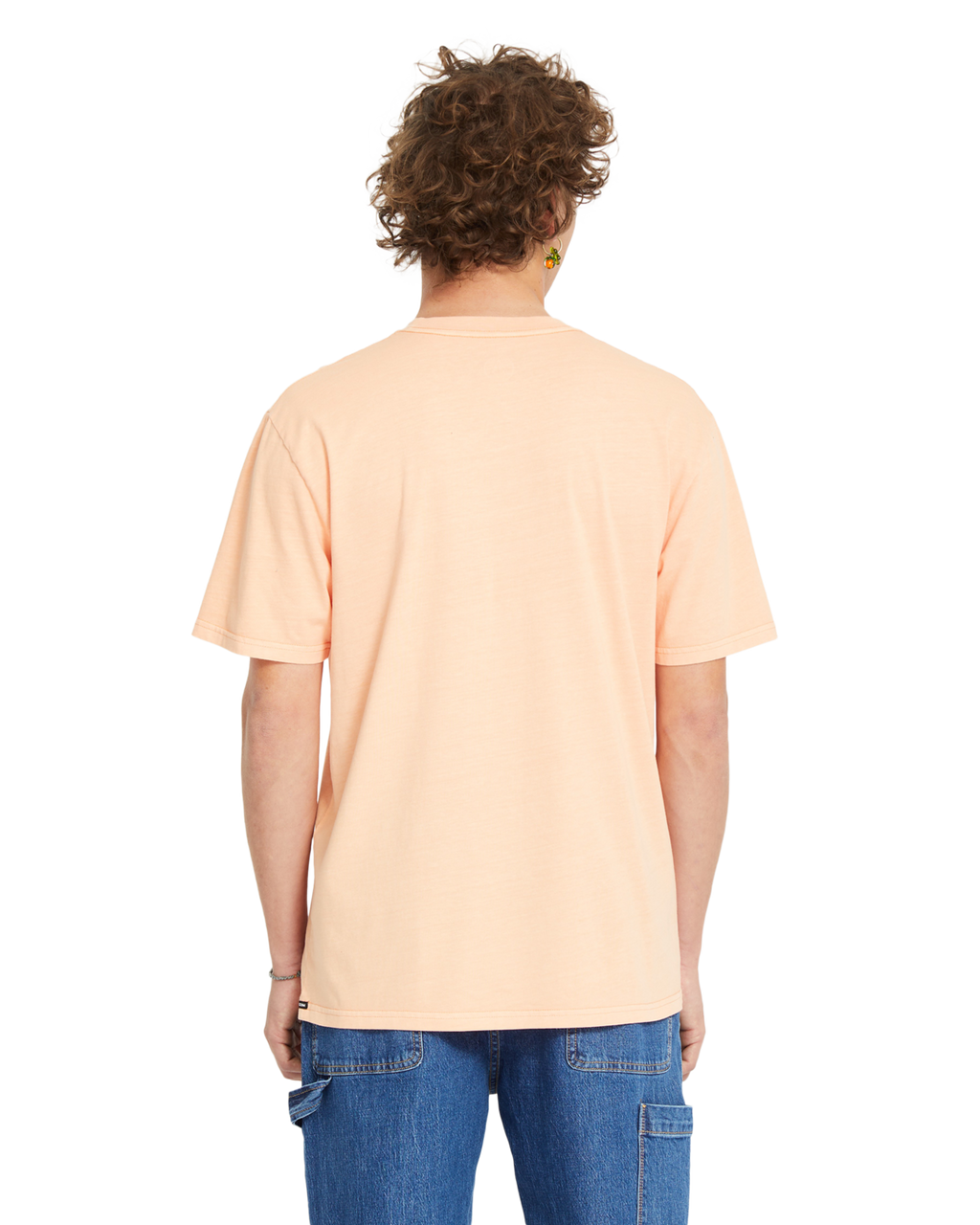 T-shirt de manga curta Volcom Solid Stone Emb - Pêssego Claro