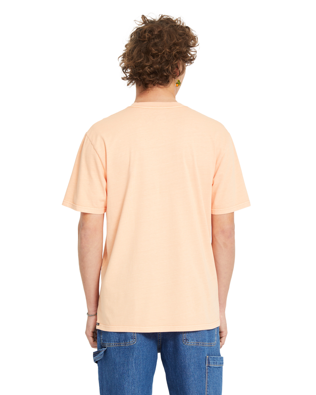 T-shirt de manga curta Volcom Solid Stone Emb - Pêssego Claro