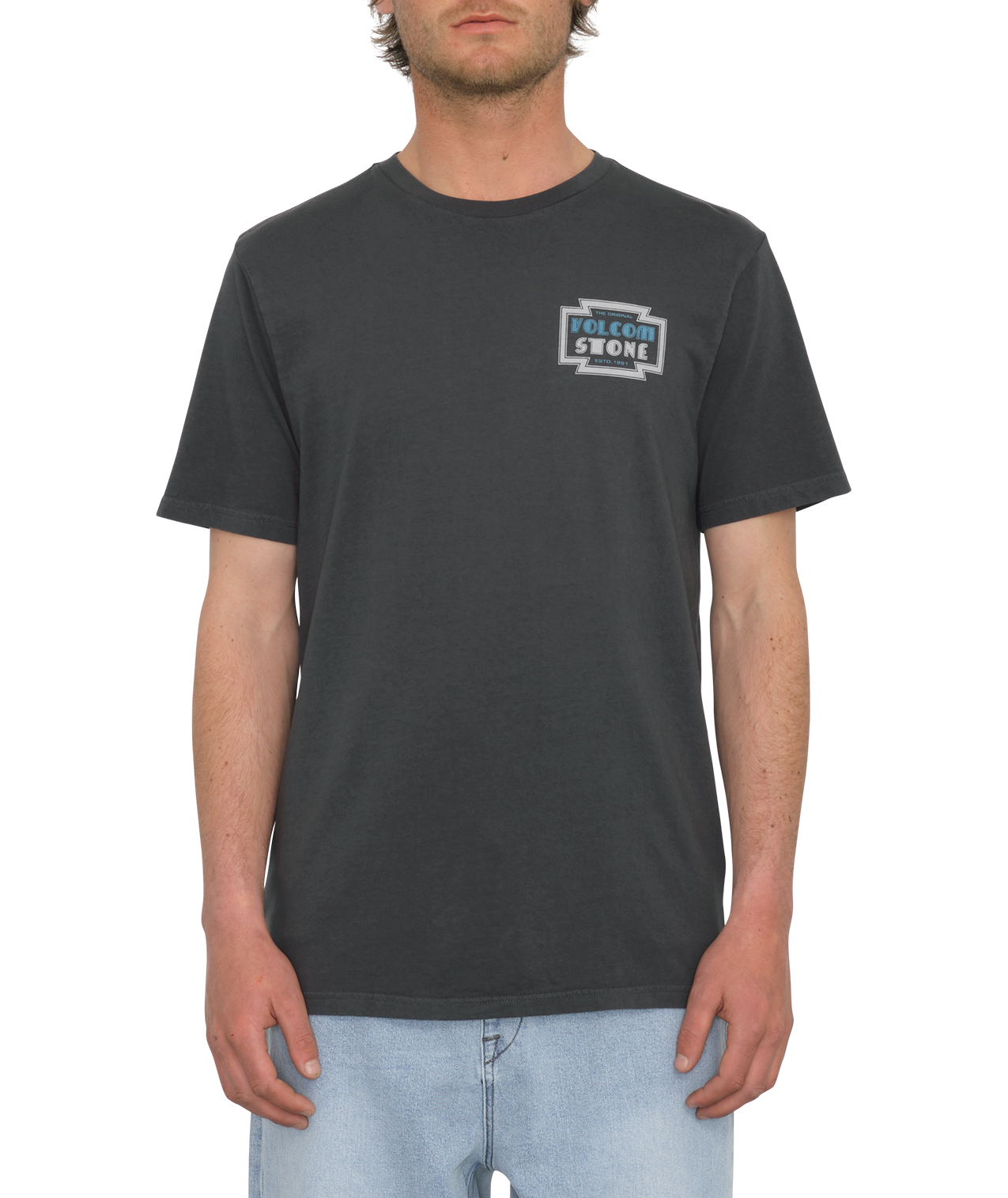 Volcom Saxy Cat Short Sleeve T-Shirt - Stealth