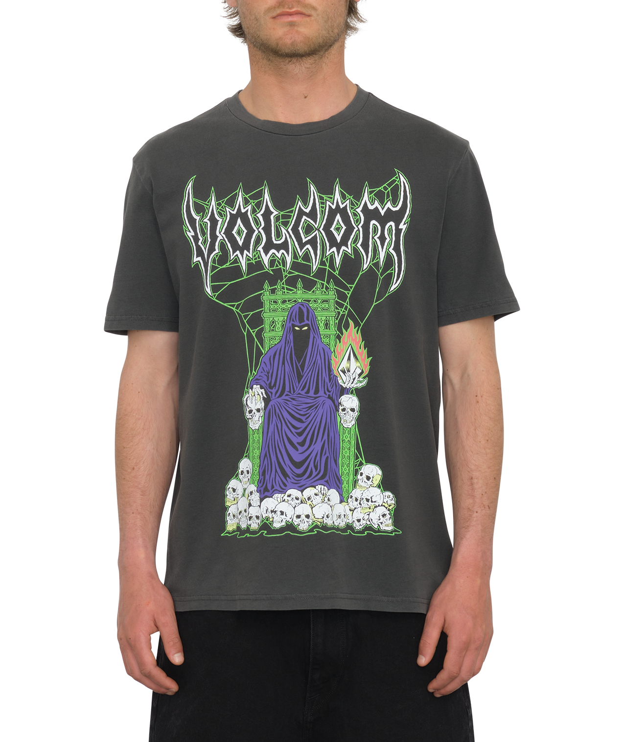Volcom Stone Lord Pw Short Sleeve T-Shirt - Black