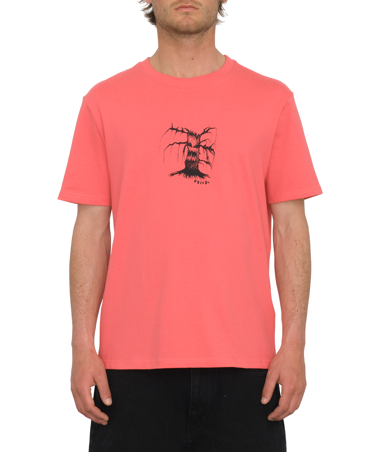 Kurzarm-T-Shirt Volcom Issam Night - Washed Ruby