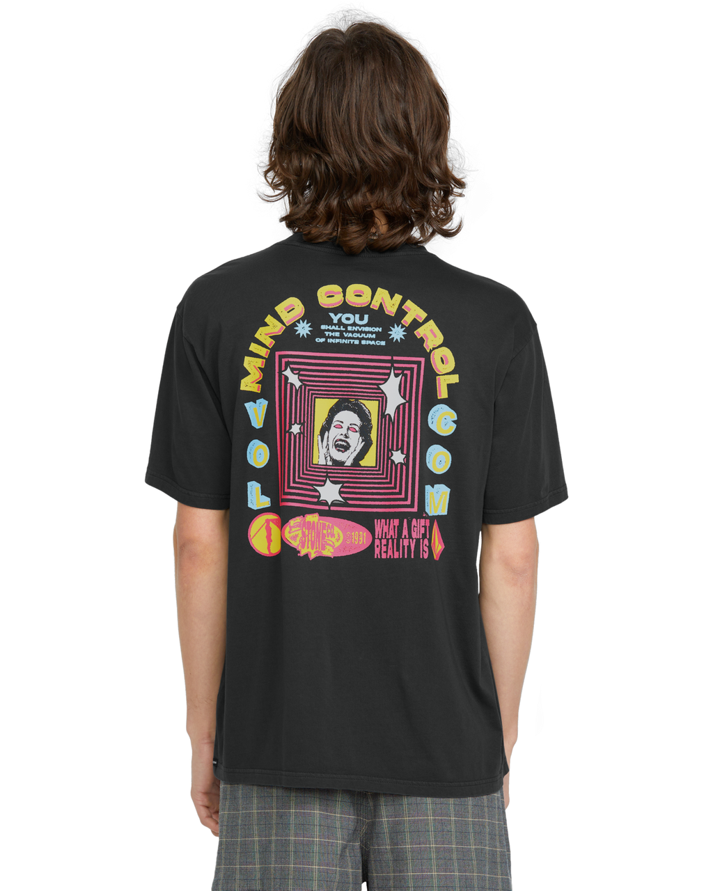 T-shirt de manga curta Volcom Space Thing - Stealth