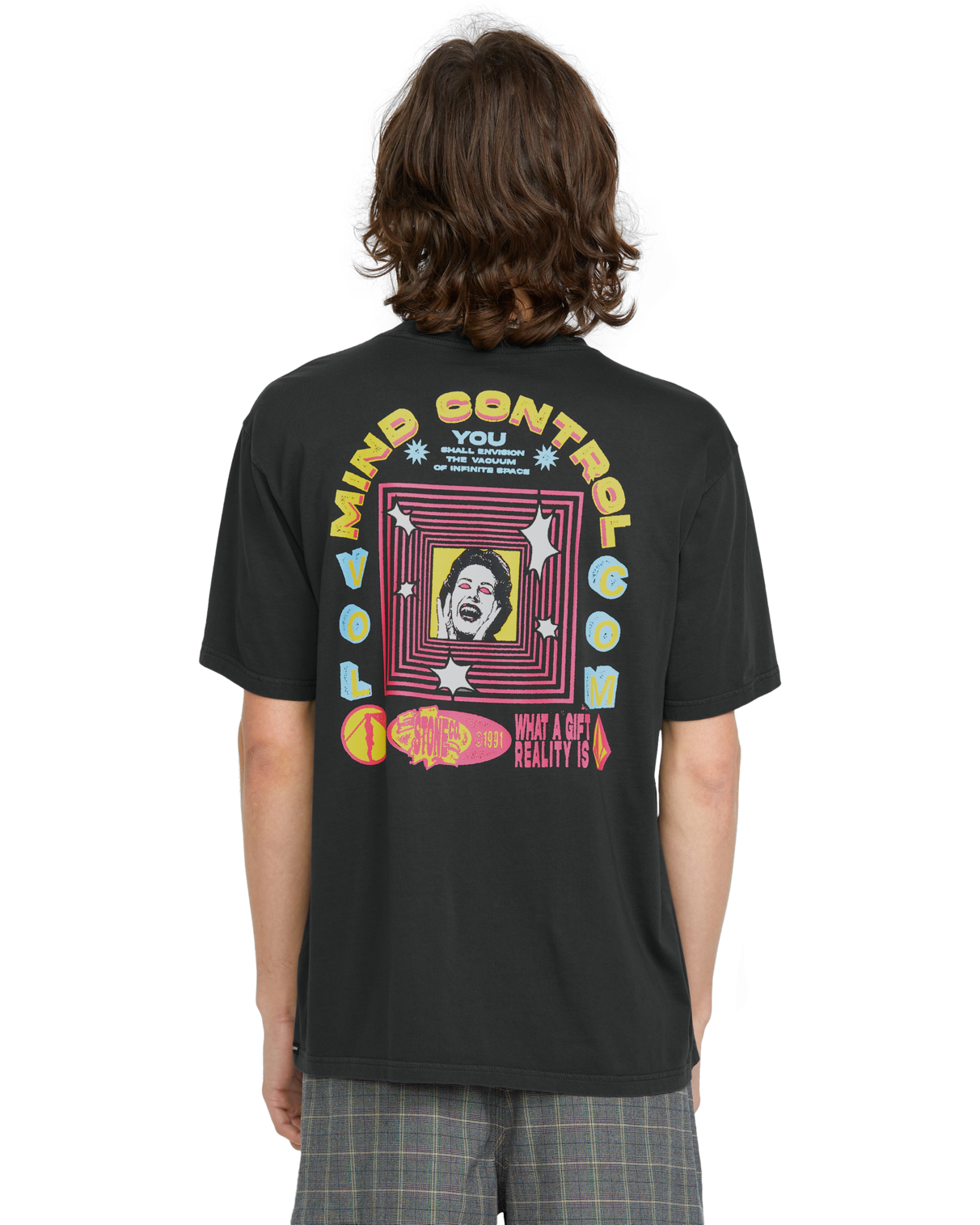 T-shirt de manga curta Volcom Space Thing - Stealth