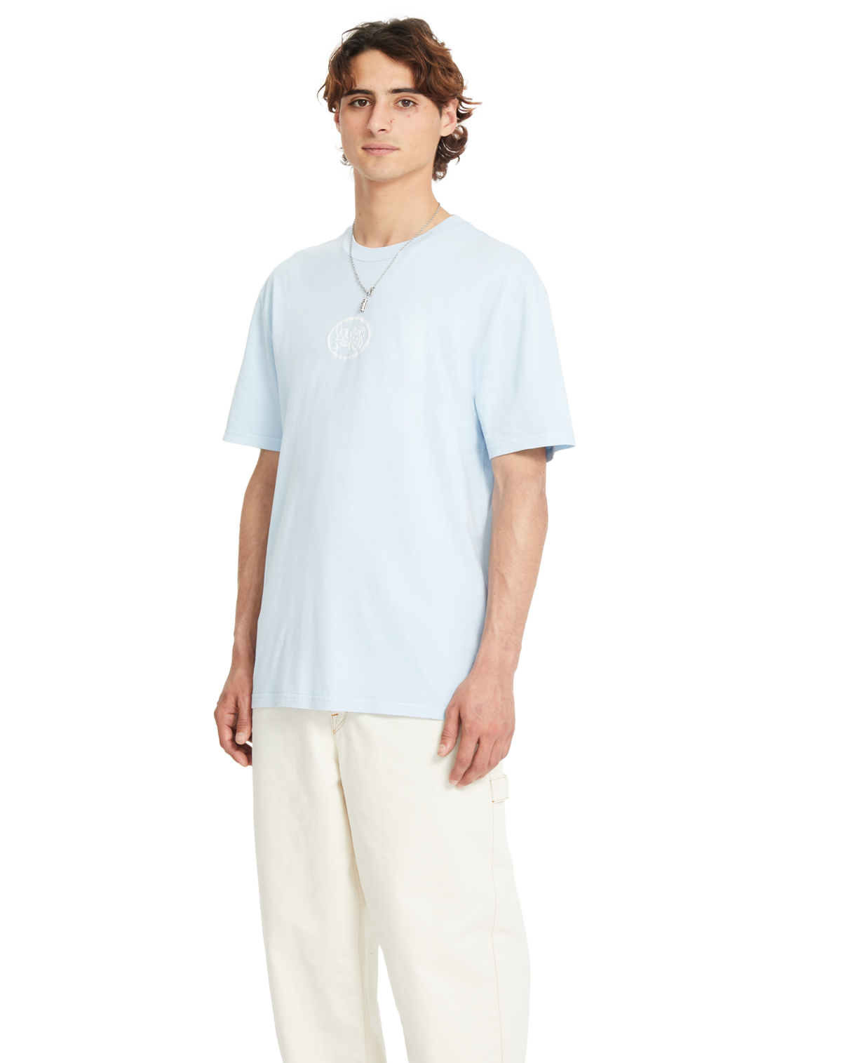 Volcom Handstone camiseta manga corta hombre detail 2 | CAROLINA BLUE