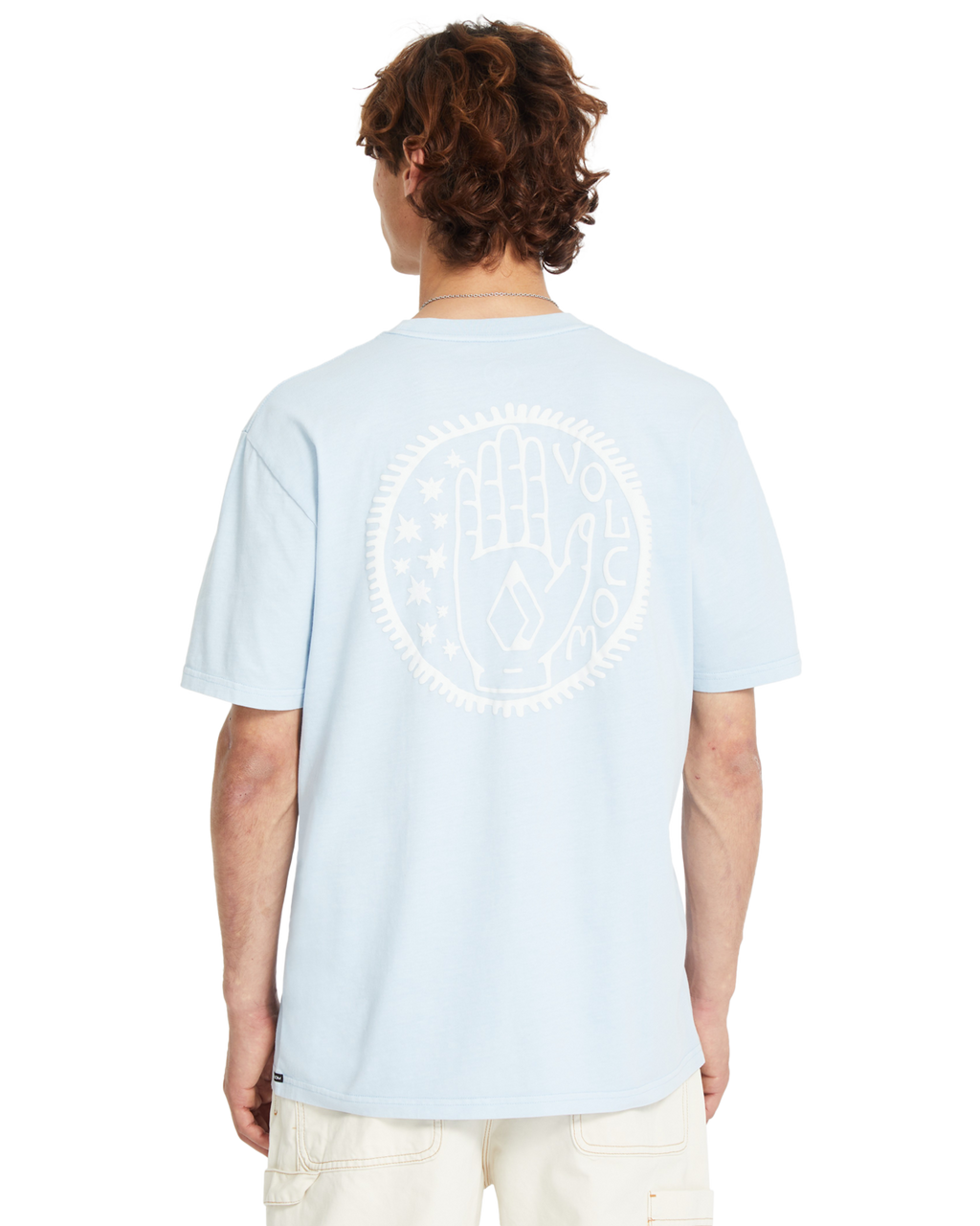 Volcom Handstone camiseta manga corta hombre detail 1 | CAROLINA BLUE