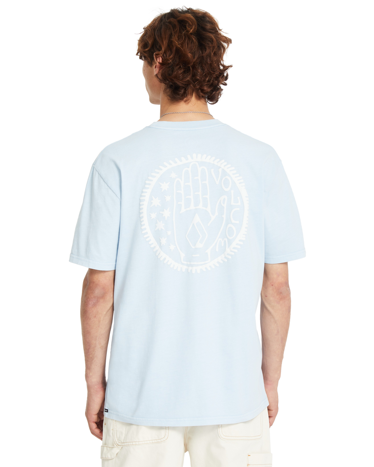 Volcom Handstone camiseta manga corta hombre detail 1 | CAROLINA BLUE