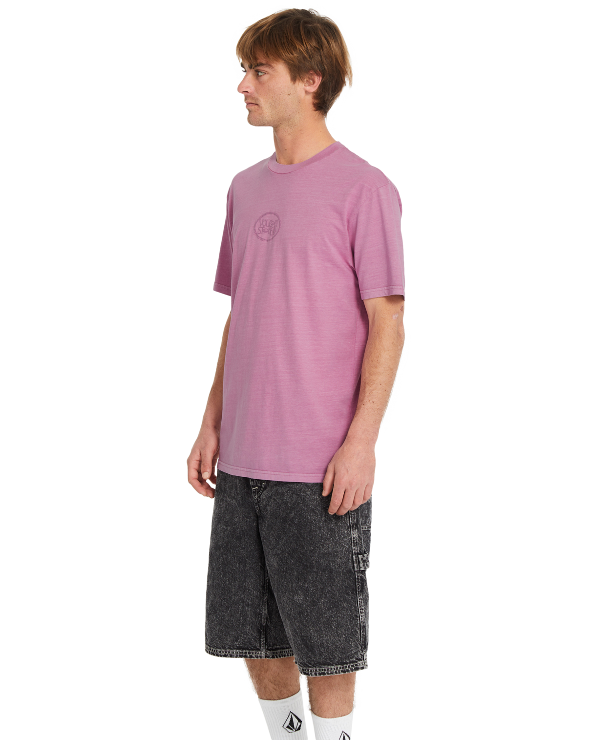 Volcom Handstone camiseta manga corta hombre detail 2 | STEEL PURPLE