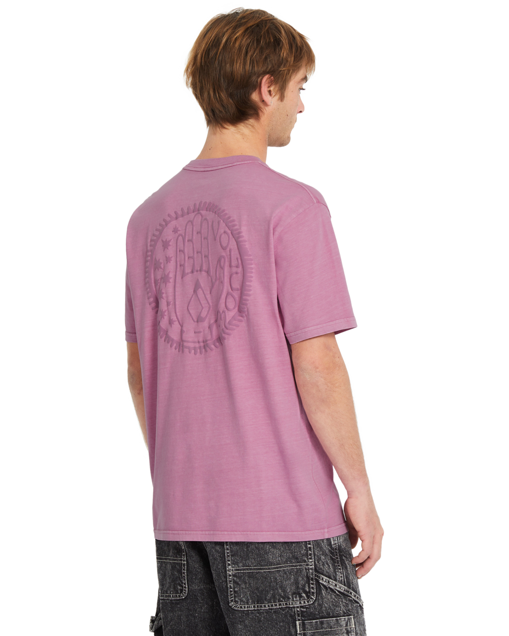 Volcom Handstone camiseta manga corta hombre detail 1 | STEEL PURPLE
