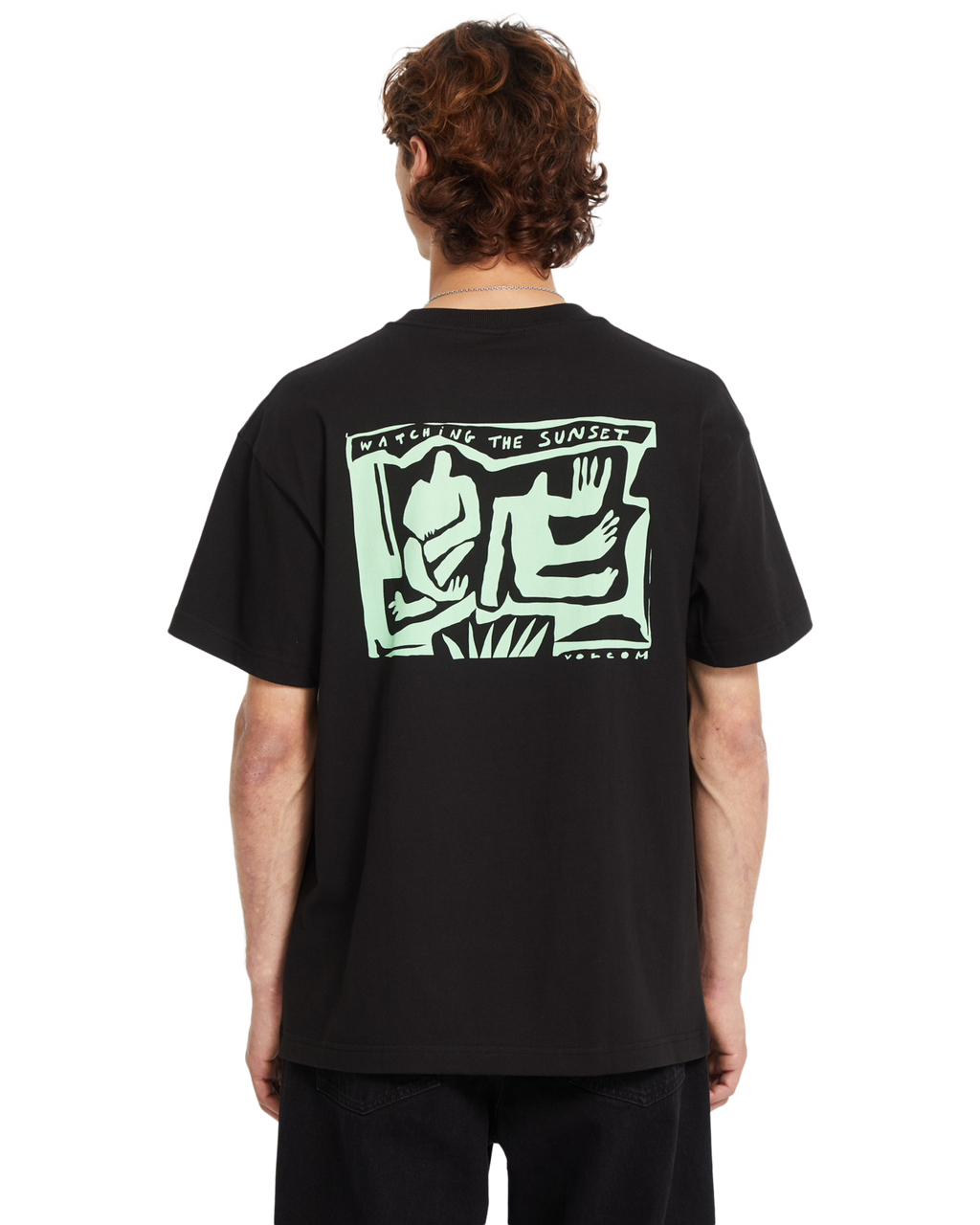 T-shirt de manga curta Volcom Flowatch - Preto