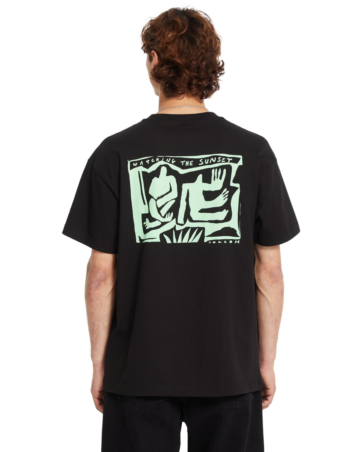 T-shirt de manga curta Volcom Flowatch - Preto