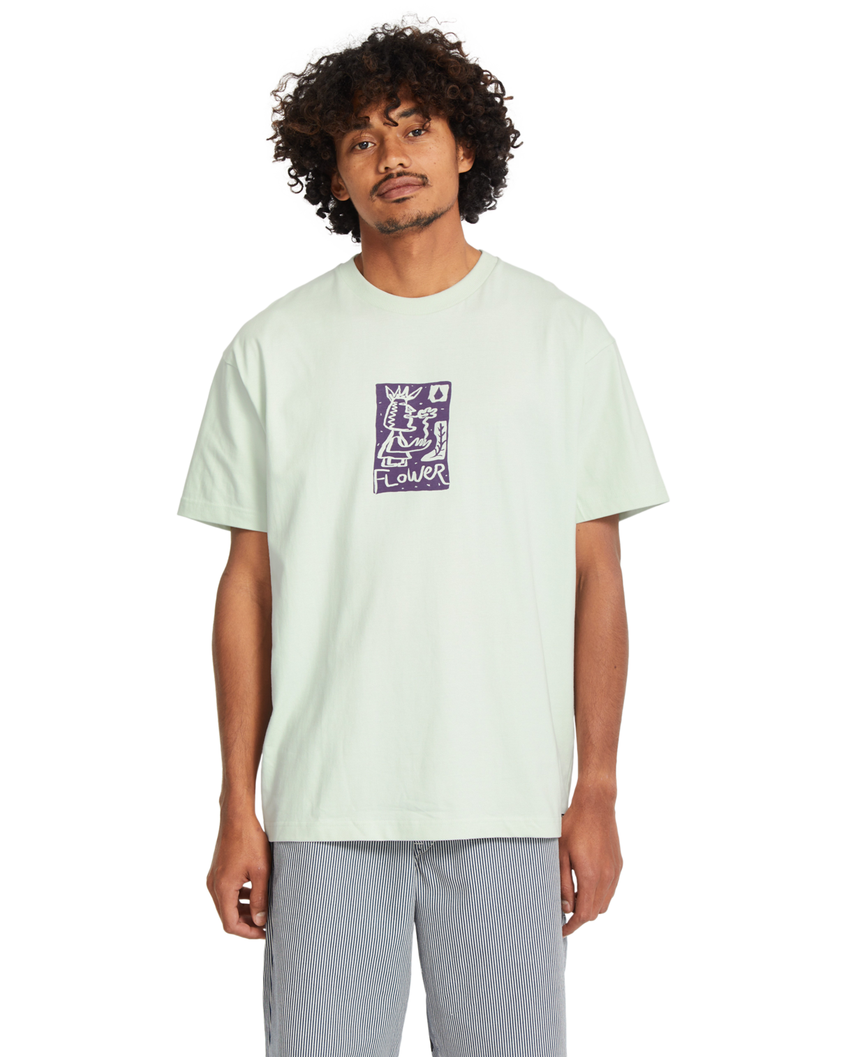 Kurzarm-T-Shirt Volcom Flowatch - Cloud Blue