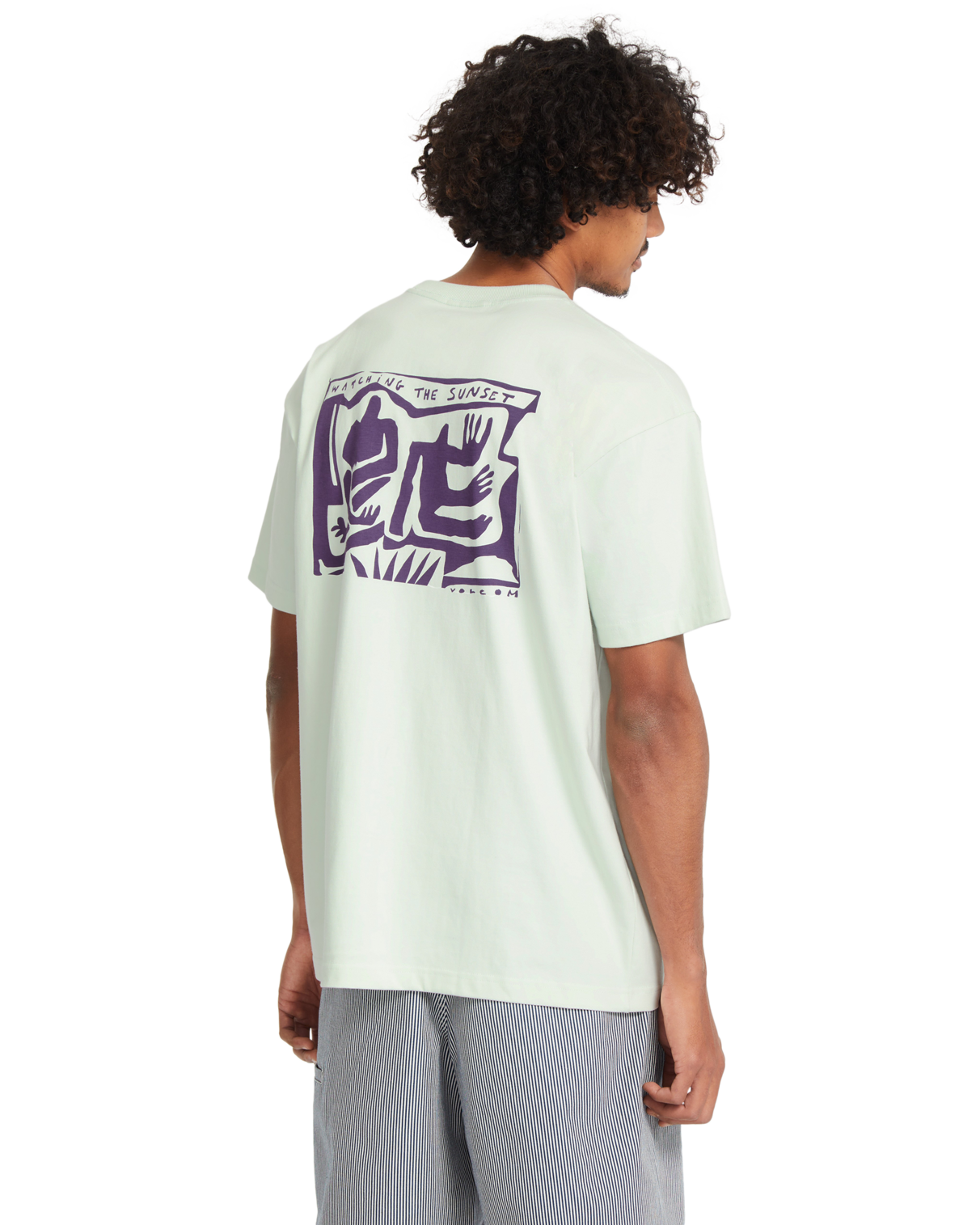 Kurzarm-T-Shirt Volcom Flowatch - Cloud Blue