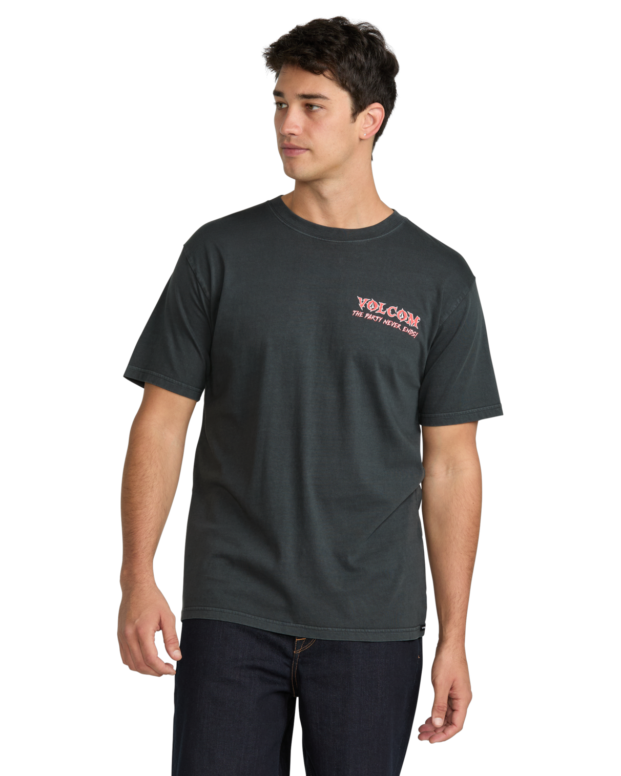 Kurzarm-T-Shirt Volcom Never Ends - Stealth