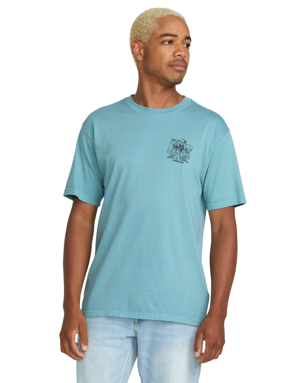 Volcom Rat Bar Short Sleeve T-Shirt - Used Blue