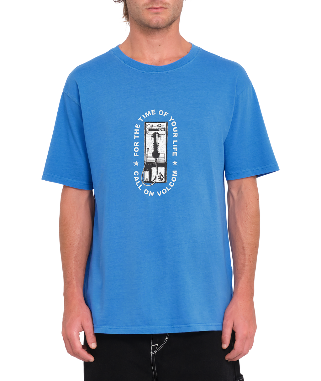 Volcom Time Of Your Life Short Sleeve T-Shirt - Patriot Blue