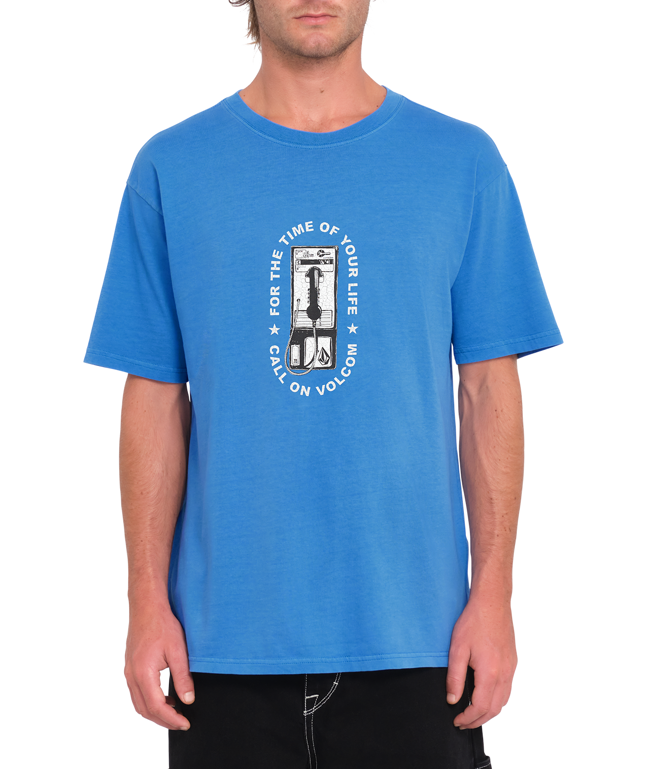 Volcom Time Of Your Life Short Sleeve T-Shirt - Patriot Blue