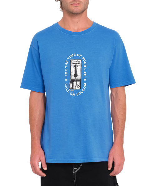 Volcom Time Of Your Life Short Sleeve T-Shirt - Patriot Blue