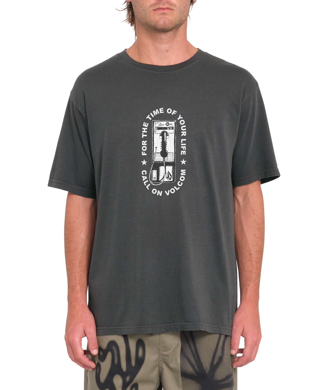 Volcom Time Of Your Life Short Sleeve T-Shirt - Stealth